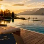 Hotel Annecy bord du lac avec piscine, vue lac et baignade