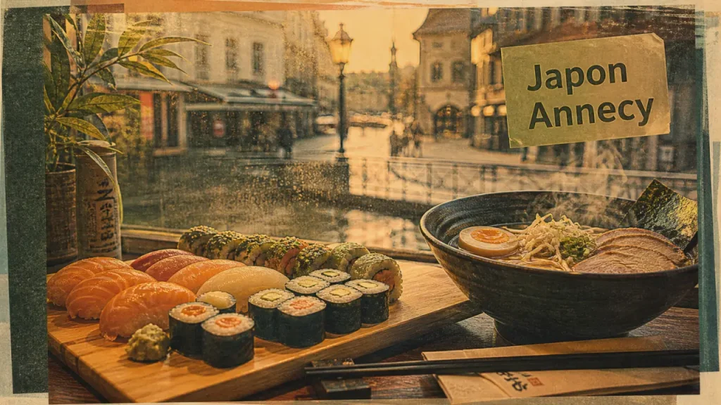 Restaurant japonnais à Annecy : sushis et ramen