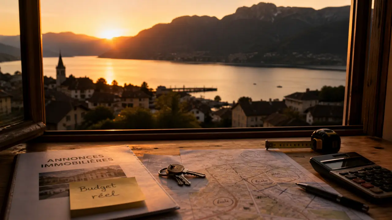 Se loger à Annecy : vue du lac et quartiers