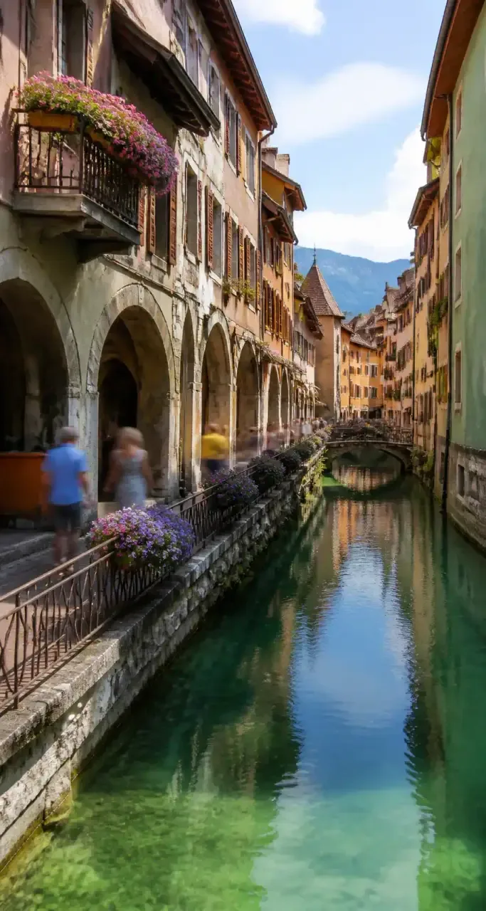 Ruelles et canaux de la vieille ville d'Annecy