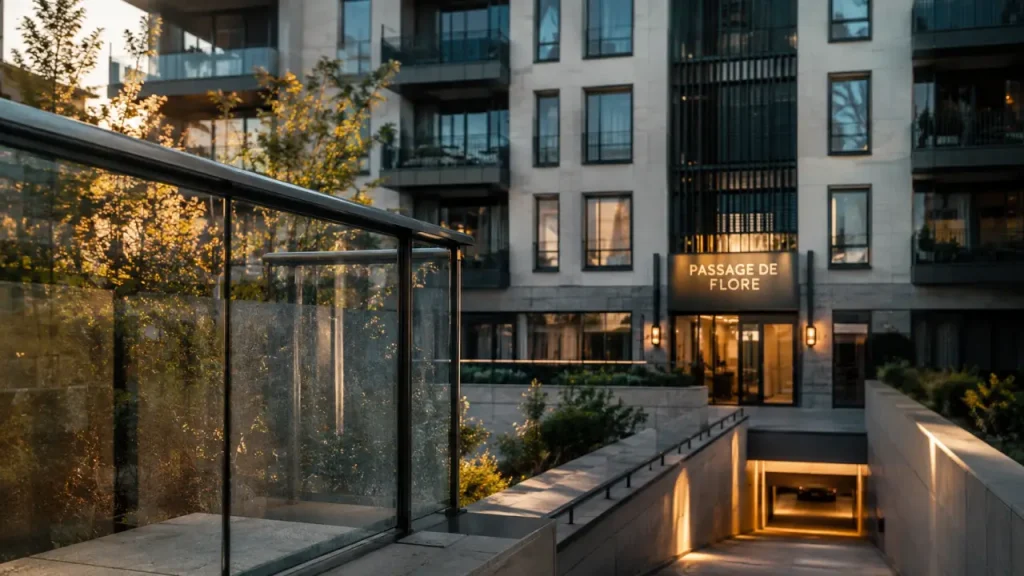 Passage de Flore Annecy : résidence neuve avec terrasse et entrée au hall