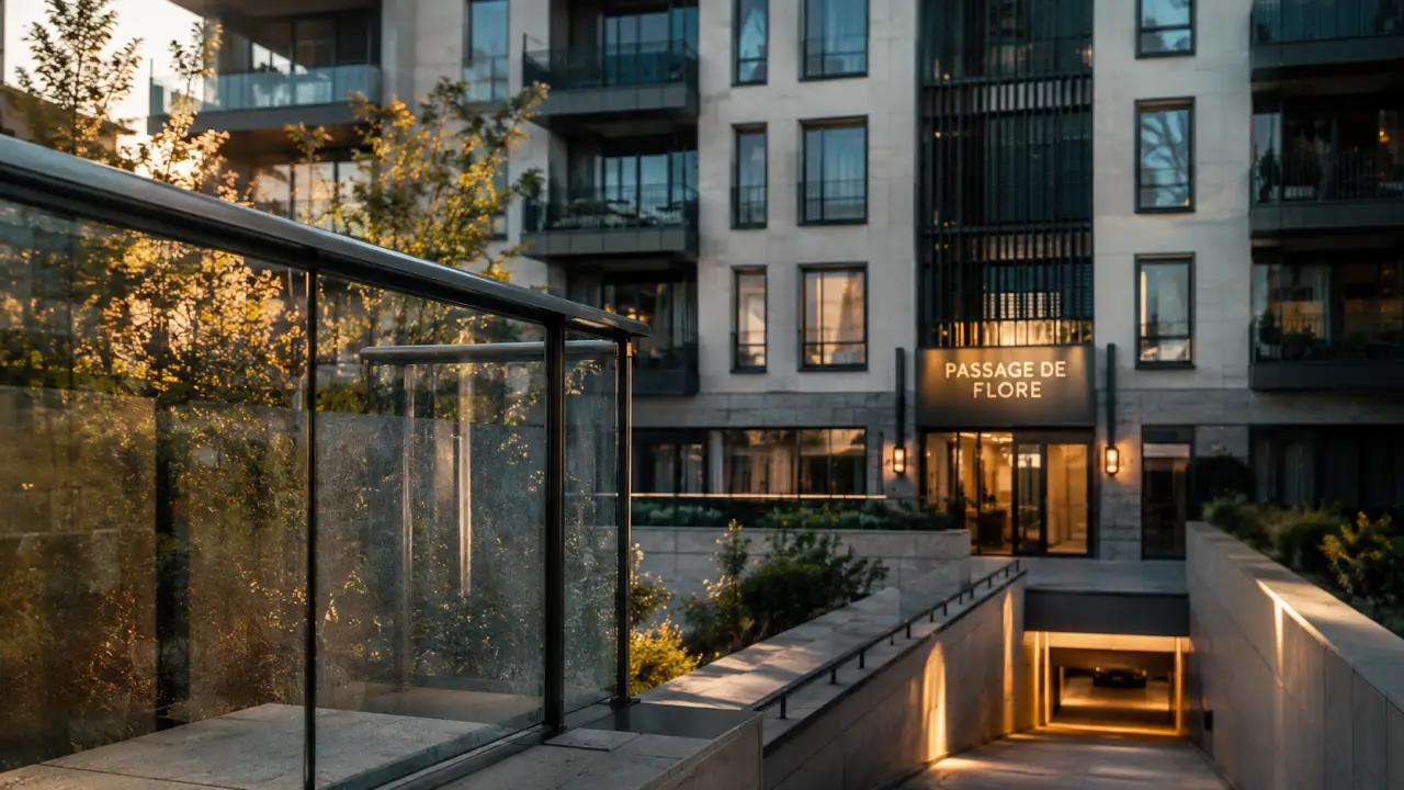 Passage de Flore Annecy : résidence neuve avec terrasse et entrée au hall