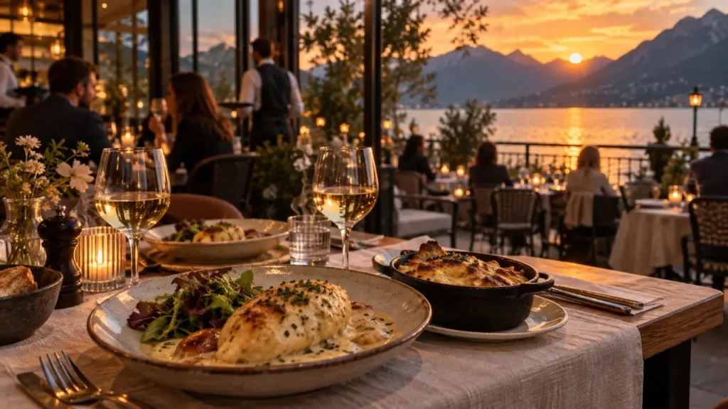 Restaurant irma annecy : brasserie au bord du lac, vue et repas
