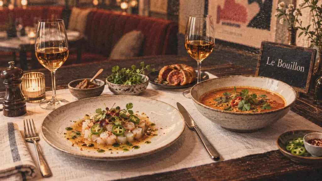 Le Bouillon à Annecy associe cuisine de marché et accents asiatiques