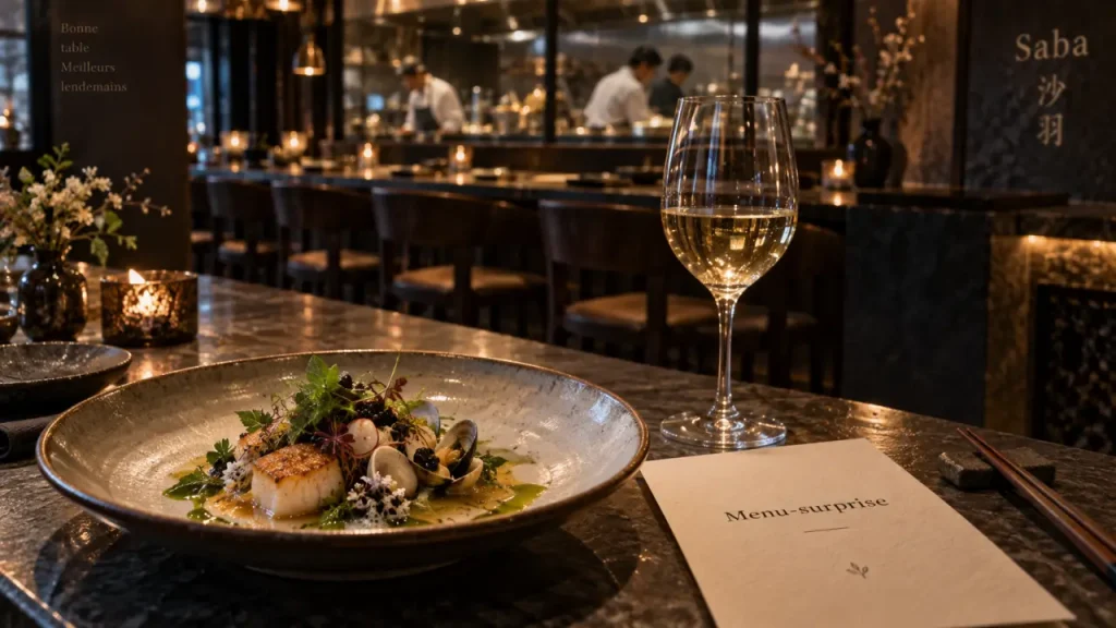 Restaurant Saba à Annecy : une cuisine entre mer, végétal et influences asiatiques
