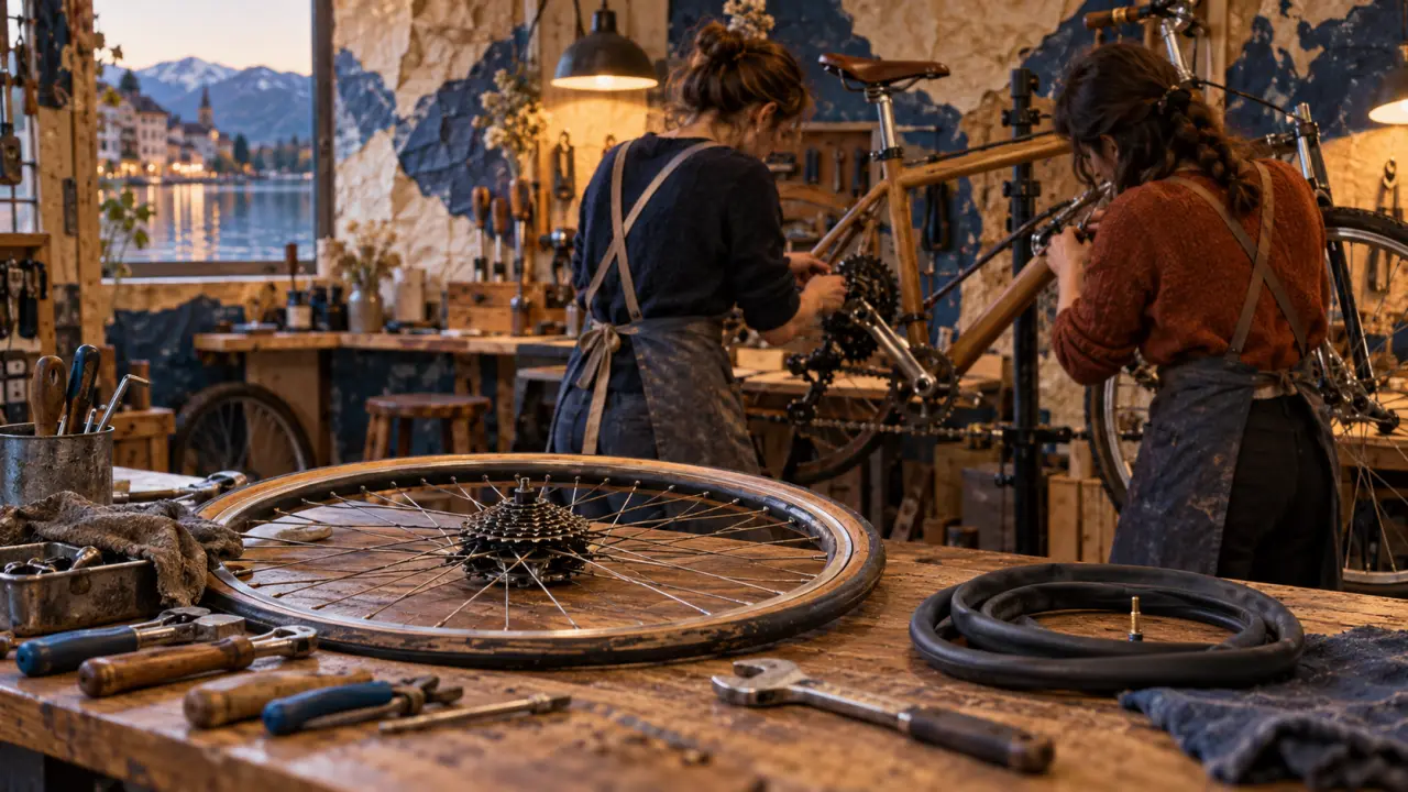 À Annecy, un atelier de mécanique entre femmes pour gagner en autonomie à vélo