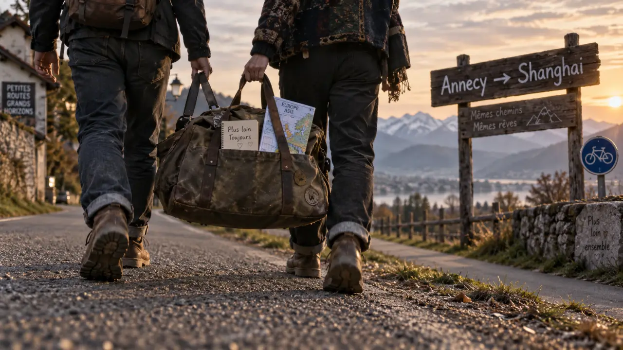 D’Annecy à Shanghai, deux amis ont marché 12 850 km en 518 jours