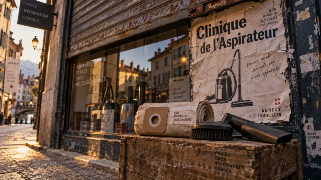 À Annecy, la Clinique de l’Aspirateur a fermé rue Sommeiller
